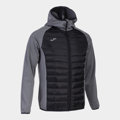 Soft shell uomo Berna III grigio melange nero