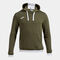 Hooded sweater man Confort II khaki white