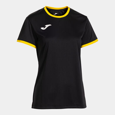 Camiseta manga corta mujer COMBI PREMIUM negro amarillo