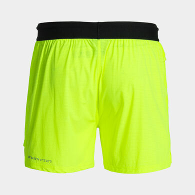 Pantaloncini uomo R-City giallo fluorescente