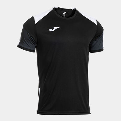 Camiseta manga corta hombre Danubio IV negro blanco