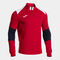 Sweatshirt mann Danubio rot wei&szlig;