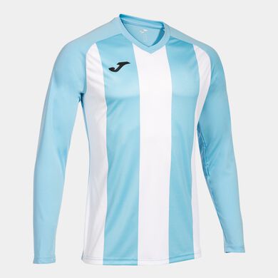 Camiseta manga larga hombre Pisa II celeste blanco