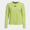 T-shirt maniche lunghe donna Challenge lime