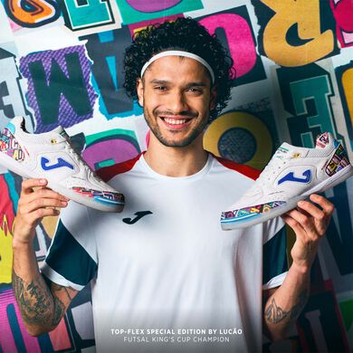 Futsal shoes Top Flex 25 Lucão indoor white
