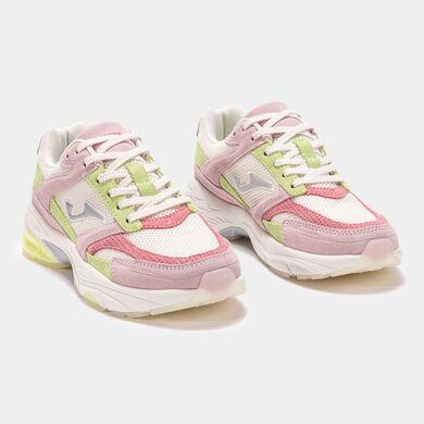 Zapatillas casual CR111 Lady 25 mujer rosa verde