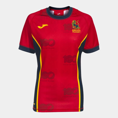 Tricou cu mânecă scurtă uniforma 1 FederaȚia Spaniolă De Rugby damă