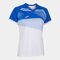 Shirt short sleeve woman Supernova II white royal blue