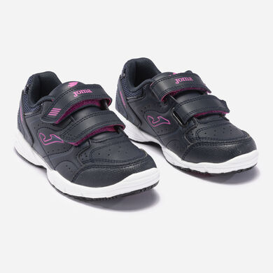 Chaussures casual School 22 junior bleu marine fuchsia