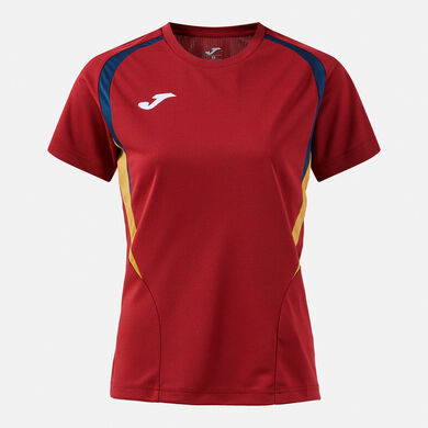 Camiseta manga corta mujer Championship 20 vino dark navy