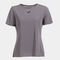 Camiseta manga corta mujer Indoor gym gris