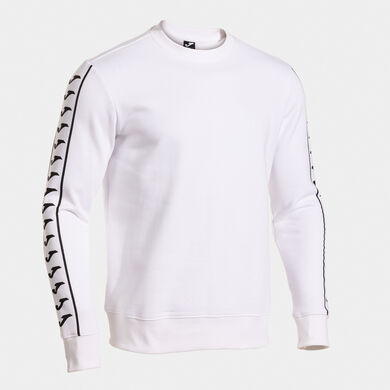 Sweat-shirt homme Icono Street blanc noir