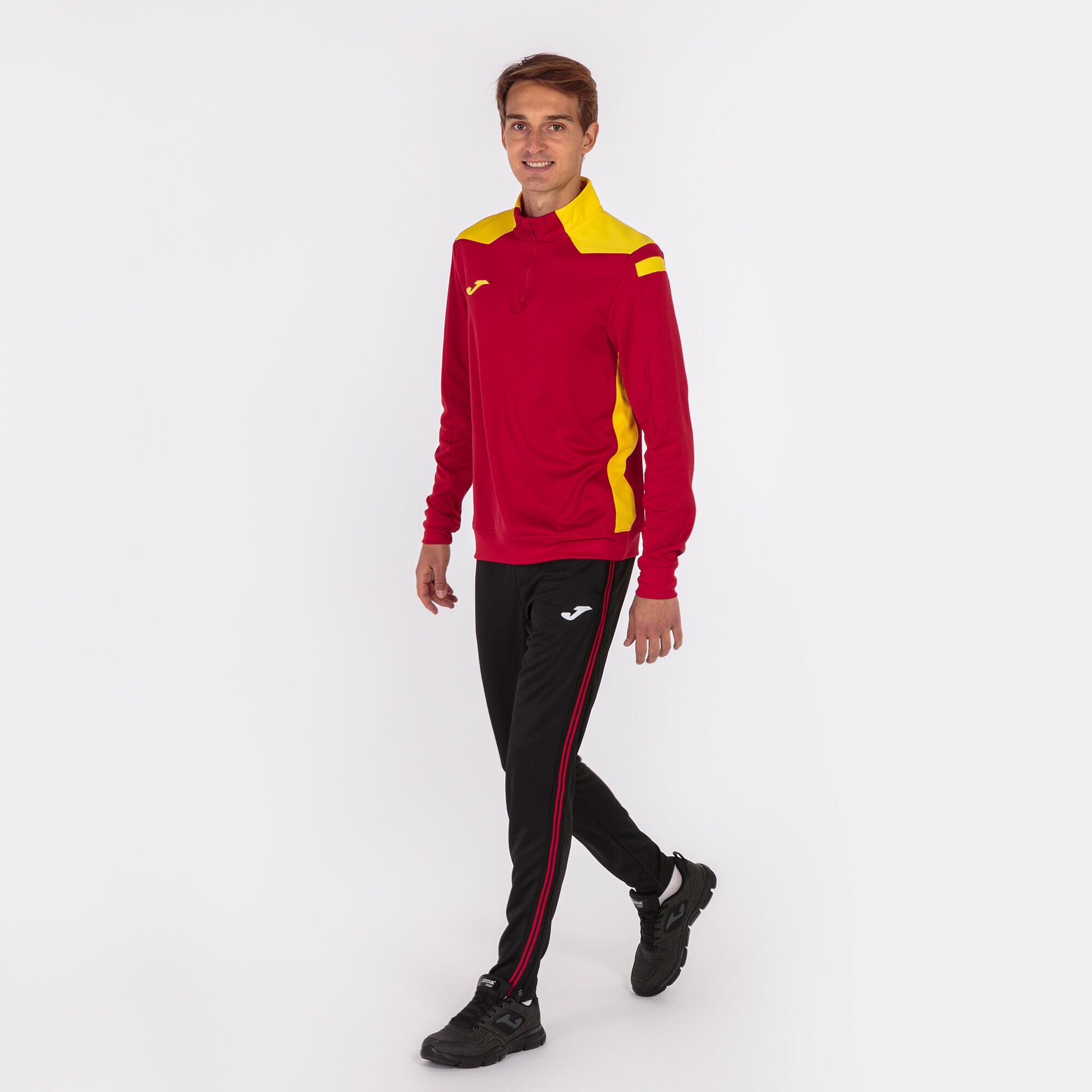 Sudadera hombre Championship VI rojo amarillo
