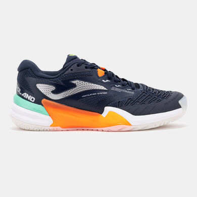 Zapatillas Roland Men 26 pista dura hombre marino naranja