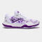Zapatillas Point Lady 25 pista dura mujer blanco morado