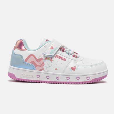 Pantofi sport casual Pipe Jr 26 junior alb