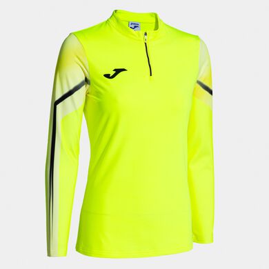 Sudadera mujer Elite XI amarillo flúor negro