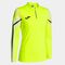 Sweatshirt woman Elite XI fluorescent yellow black