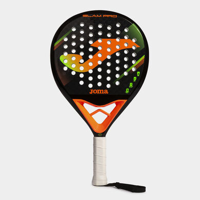 Raquette de padel Slam Pro noir corail fluo