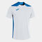 Maillot manches courtes homme Championship VI blanc bleu roi