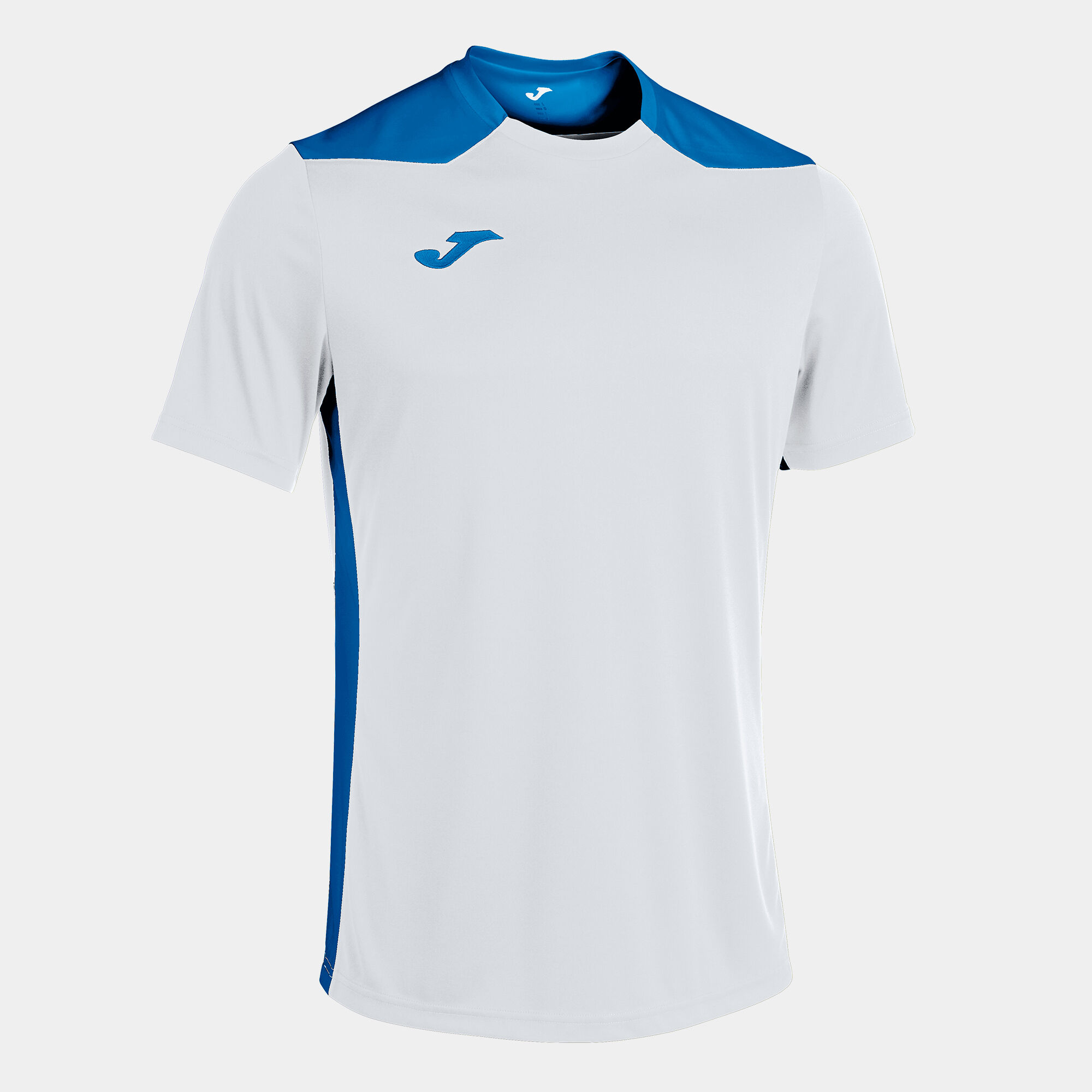 Shirt short sleeve man Championship VI white royal blue