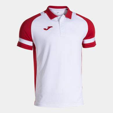 Polo manga corta hombre Lider blanco rojo