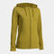 Hooded jacket woman Sculpture II green