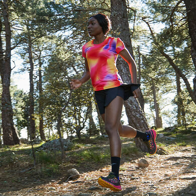 Maglia a manica corta donna R-Trail Nature arancione