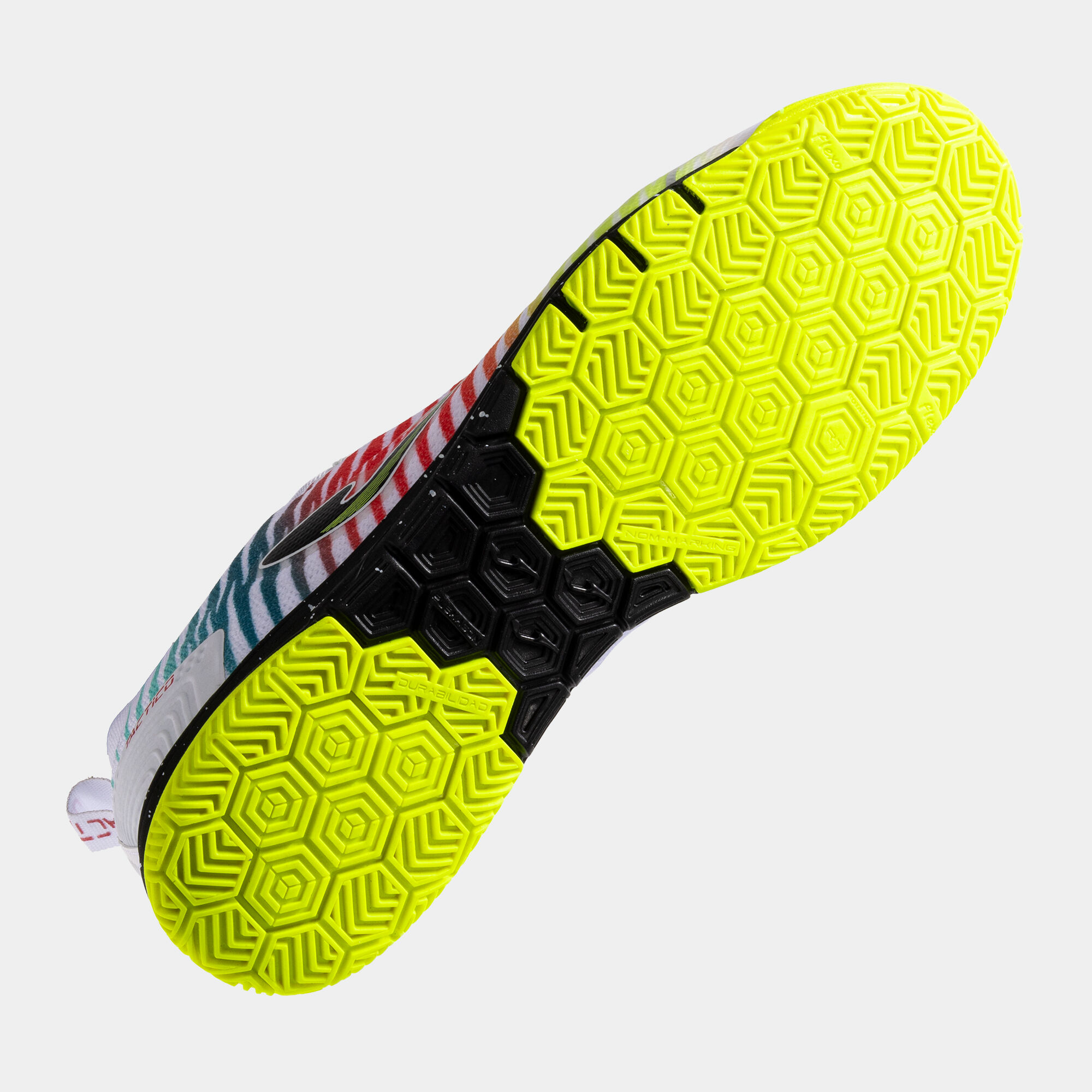 Futsal shoes Tactico 25 indoor white yellow red | JOMA®