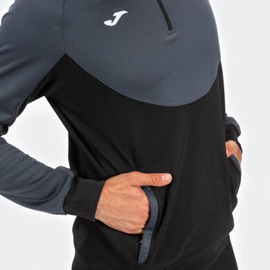 Sudadera hombre Essential antracita negro