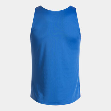 Sleeveless t-shirt man Record III royal blue