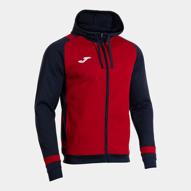 Giacca con cappuccio uomo Lider rosso blu scuro