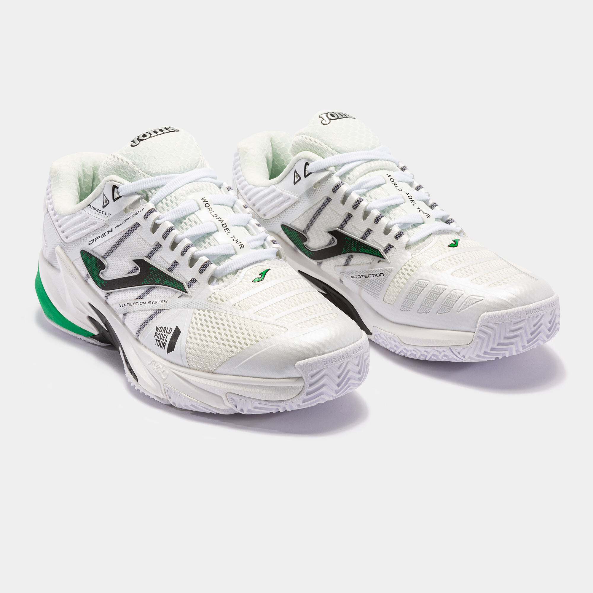 SHOES OPEN 22 CLAY MAN WHITE GREEN