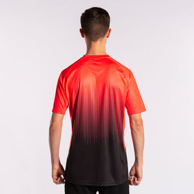 Tricou cu mânecă scurtă bărbaȚi Tiger IV negru coral fosforescent