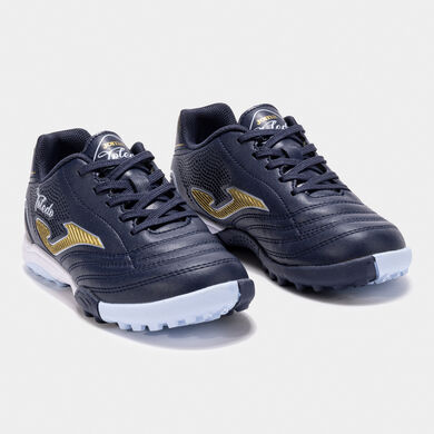 Football boots Toledo Jr 25 turf junior navy blue