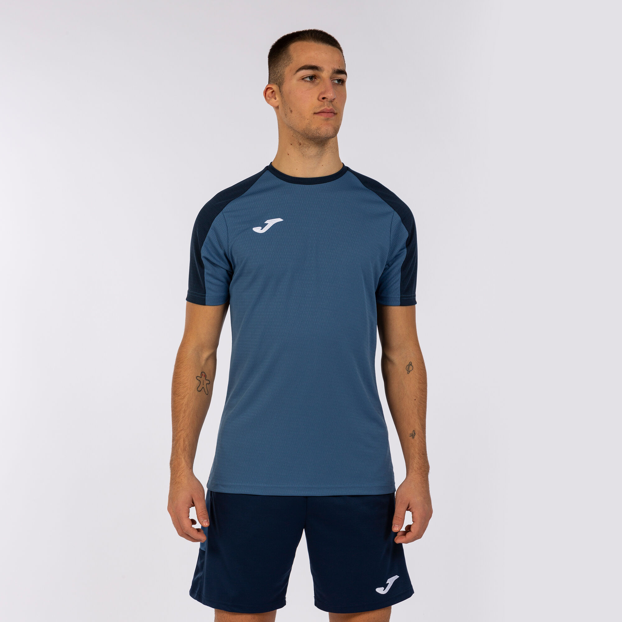 Camiseta manga corta hombre Eco Championship azul marino