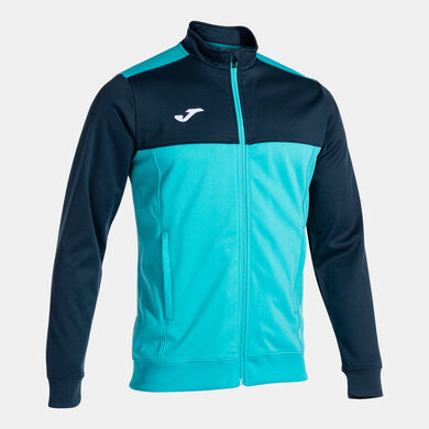 Jacket man Winner fluorescent turquoise navy blue