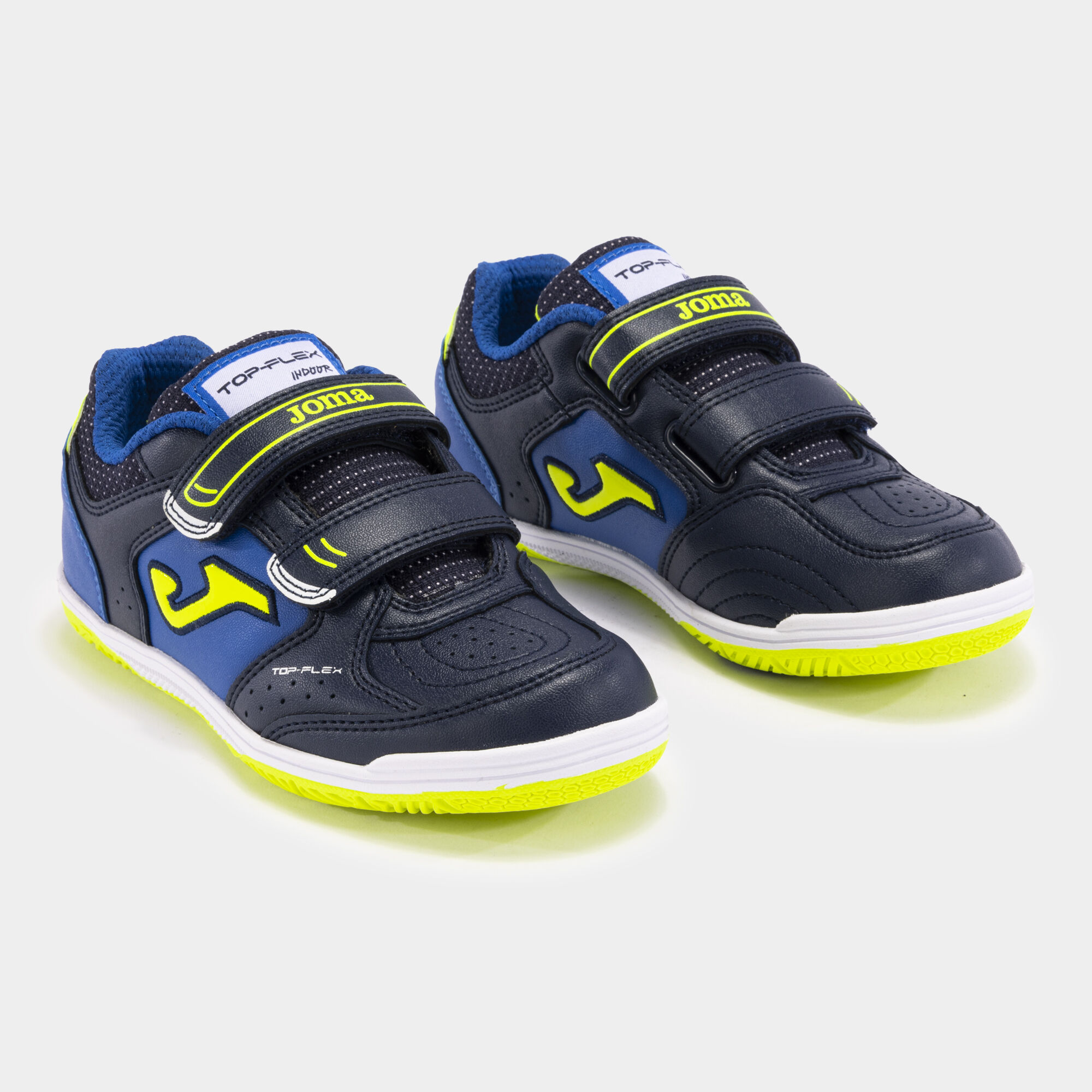 Futsal shoes Top Flex Jr 24 indoor junior navy blue royal blue JOMA