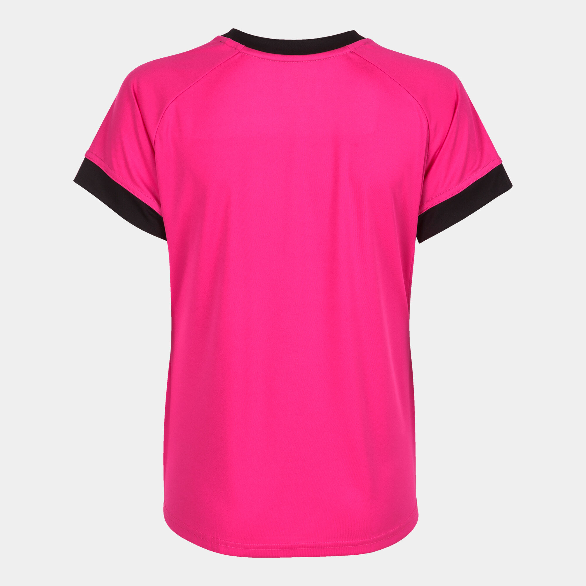 T-shirt manches courtes rose fluo femme