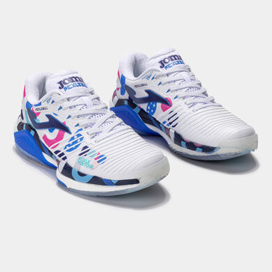 Zapatillas pickleball Picklet Pro Tour 25 unisex blanco marino rosa