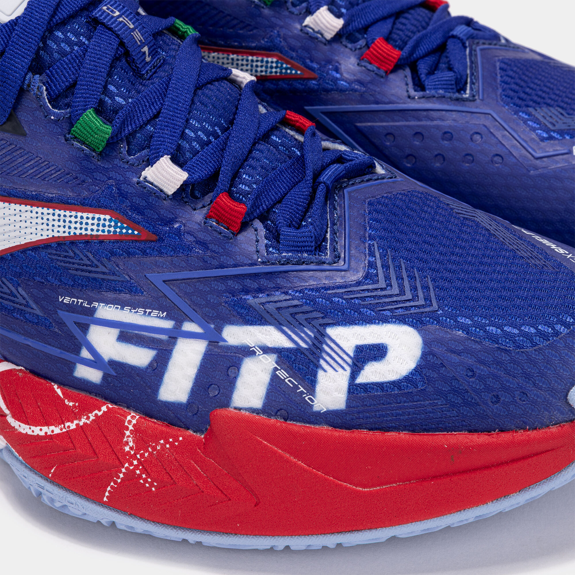 Shoes Open Men 25 Italian Tennis And Padel Federation unisex royal