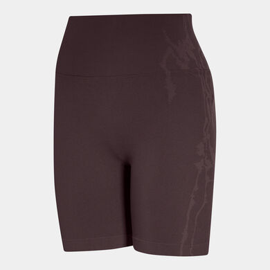 Short tights woman Indoor Gym brown