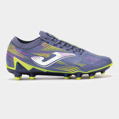 Football boots Propulsion Cup 25 firm ground FG purple yellow