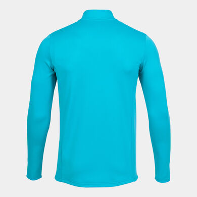 Felpa uomo Running Night turchese fluorescente