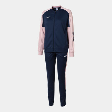 Tracksuit woman Eco Championship navy blue pink