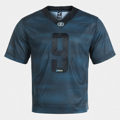 T-shirt manga curta unissexo U-Tribe preto