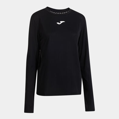 Tricou cu mânecă lungă damă Challenge negru