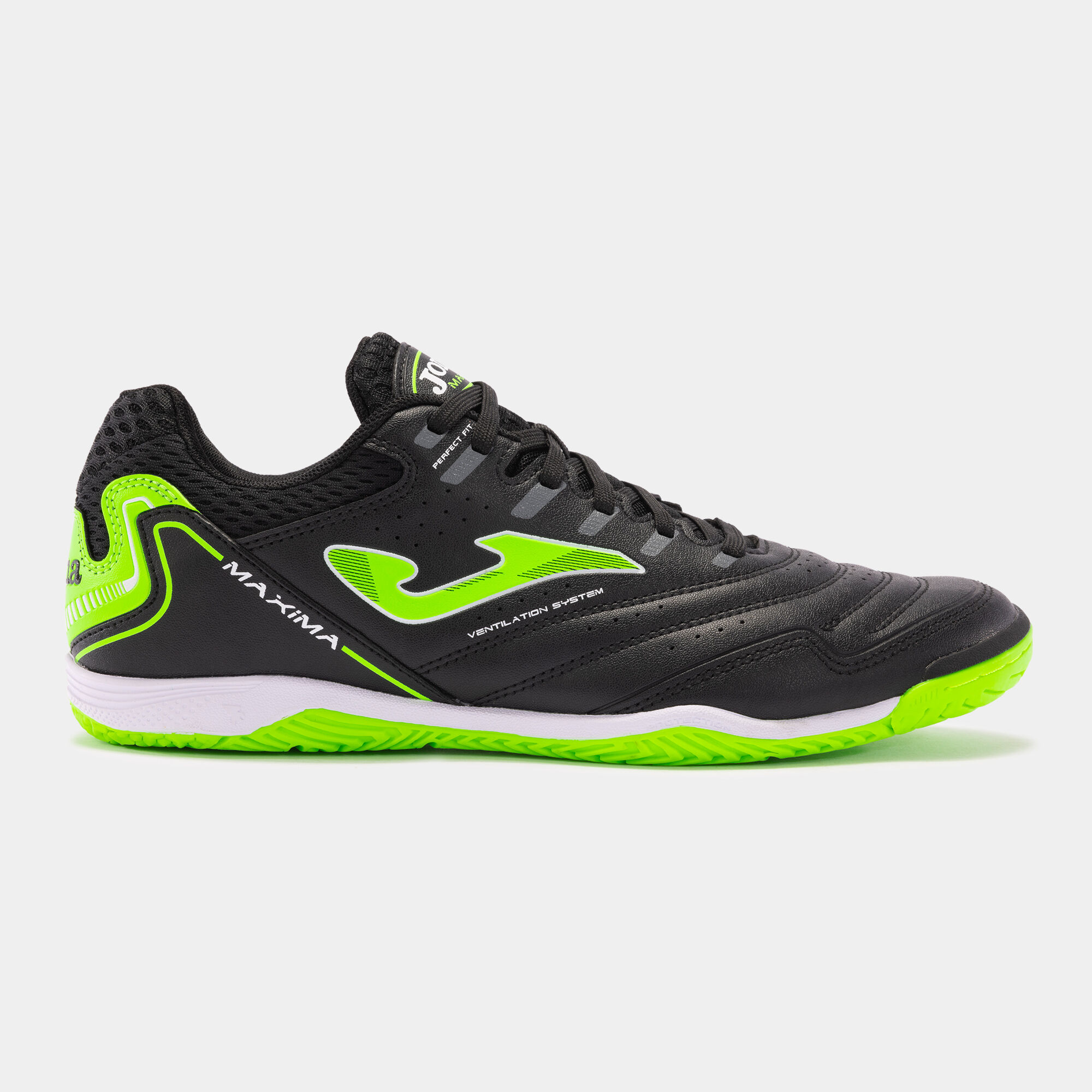 Chaussures futsal Maxima 24 indoor noir vert