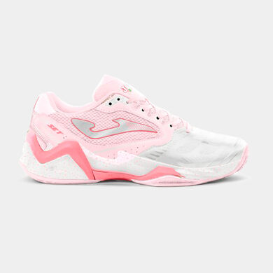 Shoes Set Lady 26 hard court woman pink white