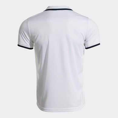 Polo shirt short-sleeve man Combi Premium white navy blue